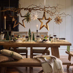 Chilford Solid Table & Bench Set - Acacia Wood, Natural, Small Dining Tables Garden Trading