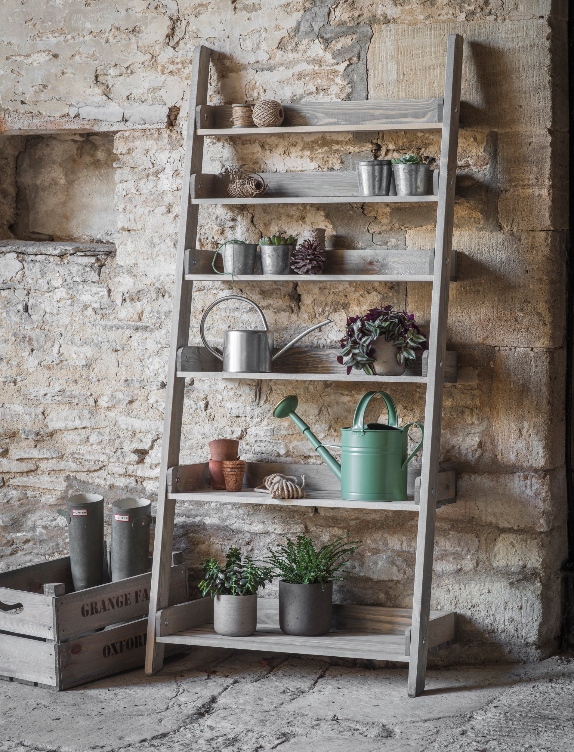 Aldsworth Shelf Ladder Wide, Large - Natural