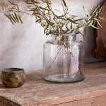 Akra Recycled Glass Vase - Clear
