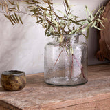 Akra Recycled Glass Vase - Clear