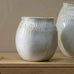 Anjuna Reactive Glaze Ceramic Vase, Small - Off White