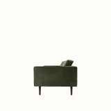 Broste Wind 2 Seater Sofa - Grape Leaf Green Velvet