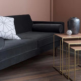 Broste Wind 2 Seater Sofa - Magnet Grey Velvet