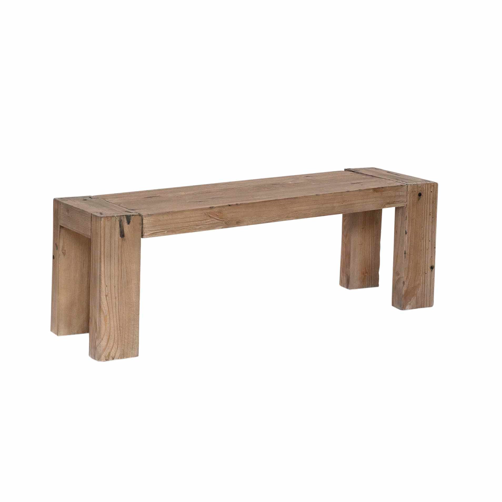 Chisbury Bench Small Natural Dining Chairs Garden Trading