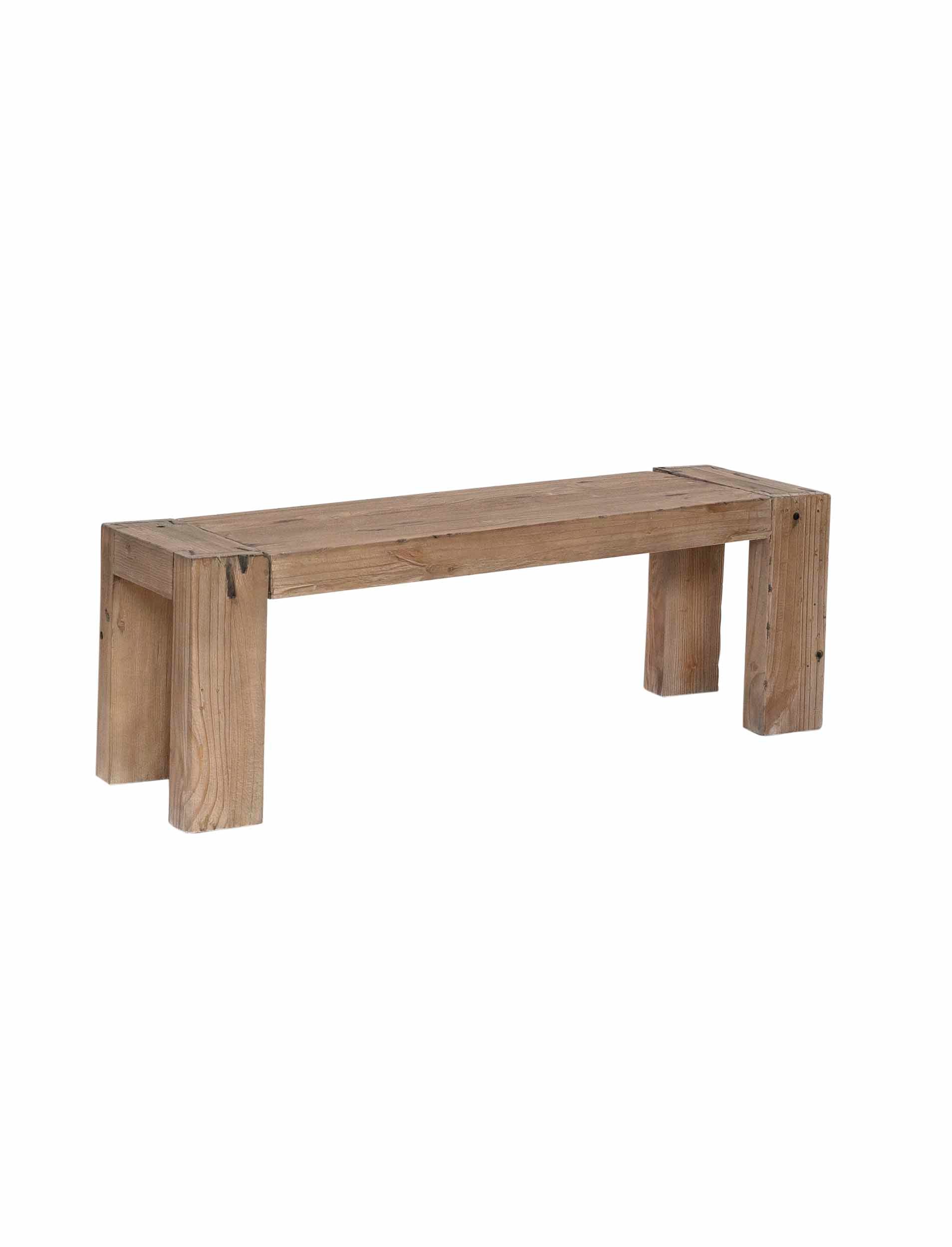 Chisbury Bench Small Natural Dining Chairs Garden Trading