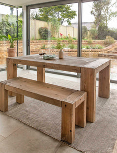 Chisbury Bench Small Natural Dining Chairs Garden Trading