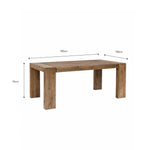 Chisbury Dining Table Small Natural Dining Tables Garden Trading