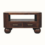 Merrick Fluted Coffee Table - California Walnut Coffee Tables Bokel Home