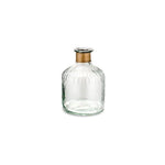 Chara Hammered Bottle Vase, Small - Lines