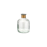 Chara Hammered Bottle Vase, Small - Lines