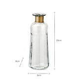 Chara Hammered Bottle, Large - Decorative