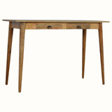 Ellis 2 Drawer Desk, Medium - Natural