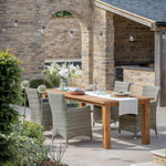 St Mawes Dining Table 8 Seater - Teak, Natural Dining Tables Garden Trading