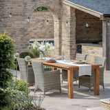 St Mawes Dining Table 8 Seater - Teak, Natural Dining Tables Garden Trading