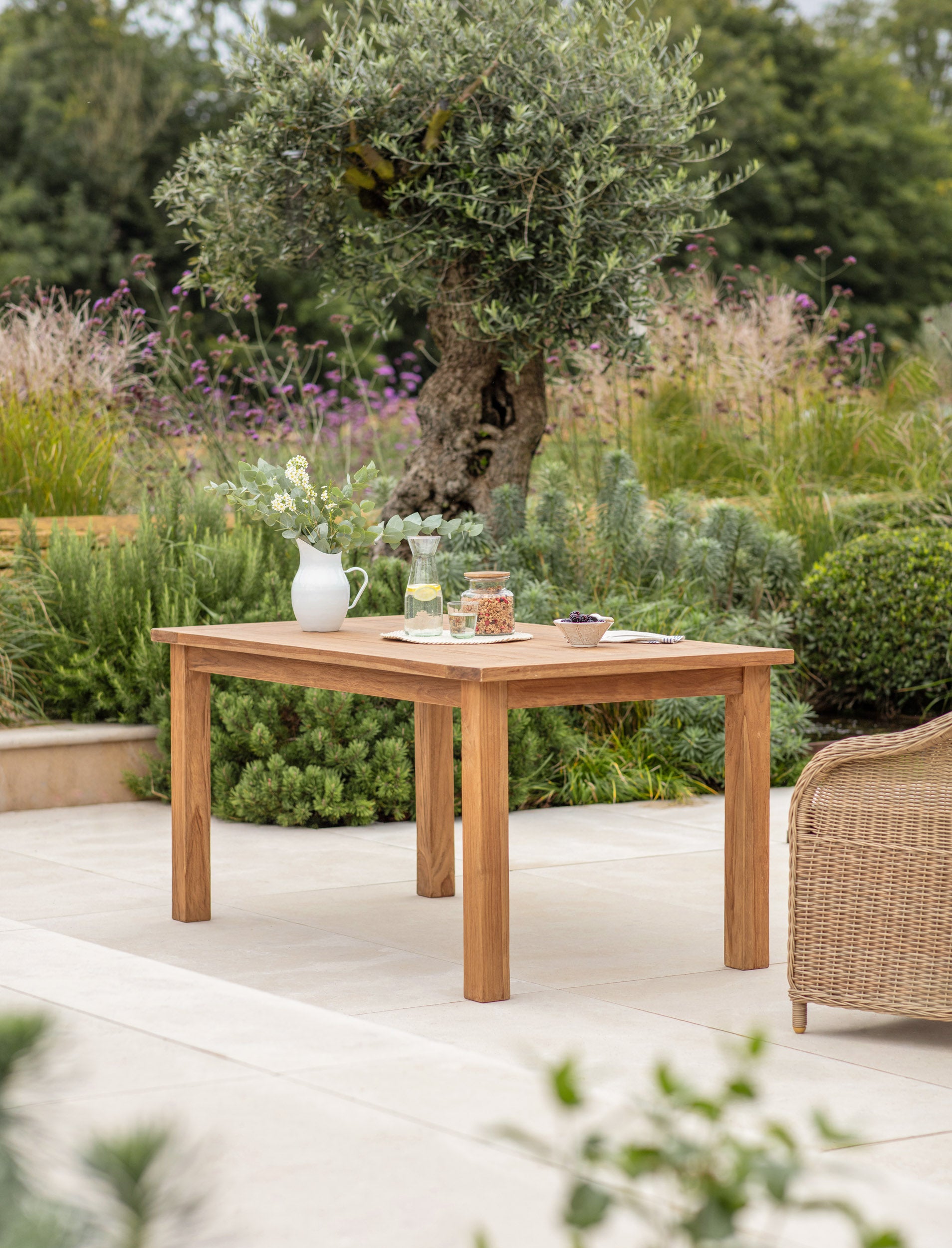 St Mawes Dining Table 6 Seater - Teak, Natural Dining Tables Garden Trading