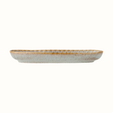 Fleur Blue Stoneware Serving Plate