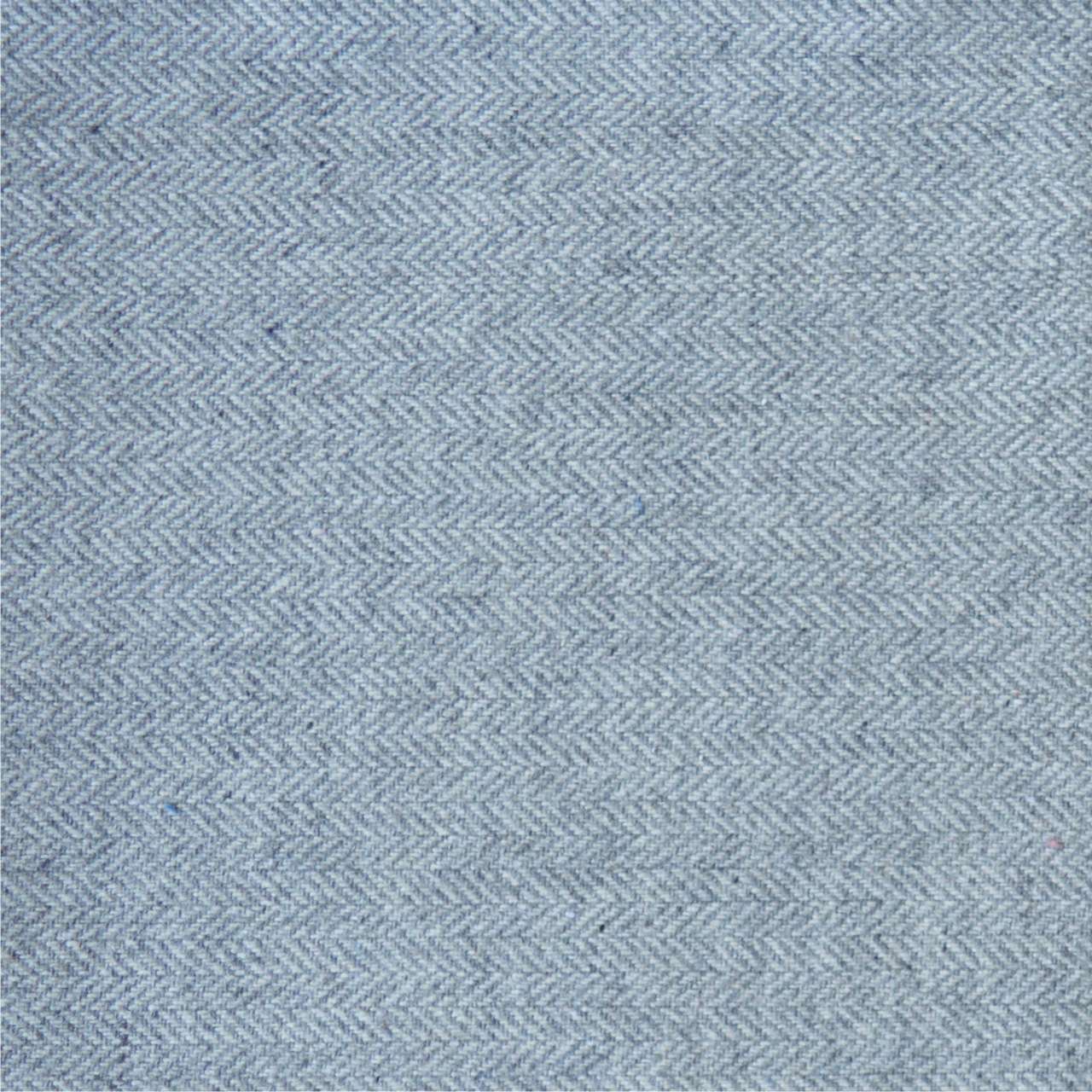 A close up photograph showing our grey tweed sample.