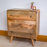 Hamade Chest of 3 Drawers, Medium - Natural