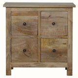 Hartley 4 Drawer Cabinet, Mini - Natural