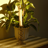 Grey Bubble Candlestick Holder