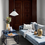 Broste Wind 2 Seater Sofa - Pastel Blue Velvet