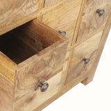 Hartley 9 Drawer Cabinet, Mini - Natural