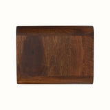 Hamade Open Wall-Mounted Console Table - Chestnut