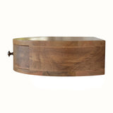 Lauro Wall Mounted Bedside Table - Natural