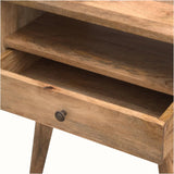 Fogel Open Bedside Table - Natural