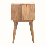 Fogel Open Bedside Table - Natural