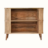 Seeley Open Cabinet, 2 Shelves - Natural