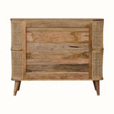 Seeley Open Cabinet, 2 Shelves - Natural