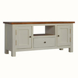 Marlow TV Stand - Chestnut/White