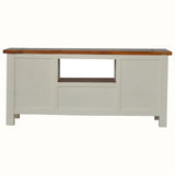 Marlow TV Stand - Chestnut/White