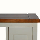 Marlow TV Stand - Chestnut/White