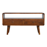 Hamade Open TV Stand, Medium - Chestnut