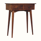 Nilson 2 Drawer Console Table, Small - Chestnut