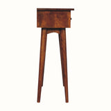 Nilson 2 Drawer Console Table, Small - Chestnut
