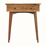 Nilson 2 Drawer Console Table, Small - Natural