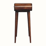 Merrill Dressing Table with Foldable Mirror, Small - Chestnut