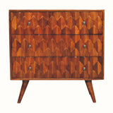 Marina Chest of Drawers, Medium - Chestnut