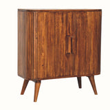 Boren Cabinet with Chunky Handles, Medium - Chestnut