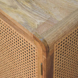 Seeley Cane Cabinet - Natural