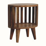 Kimber 1 Shelf Bedside Table - Natural