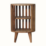 Kimber 2 Shelf Bedside Table - Natural