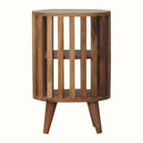 Kimber 2 Shelf Bedside Table - Natural