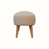 Boren Cream Boucle Bench