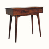 Nilson 2 Drawer Console Table, Medium - Chestnut