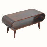 Laurie Open Coffee Table, Medium - Light Walnut