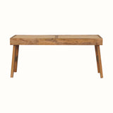 Seeley Cane Bench - Natural